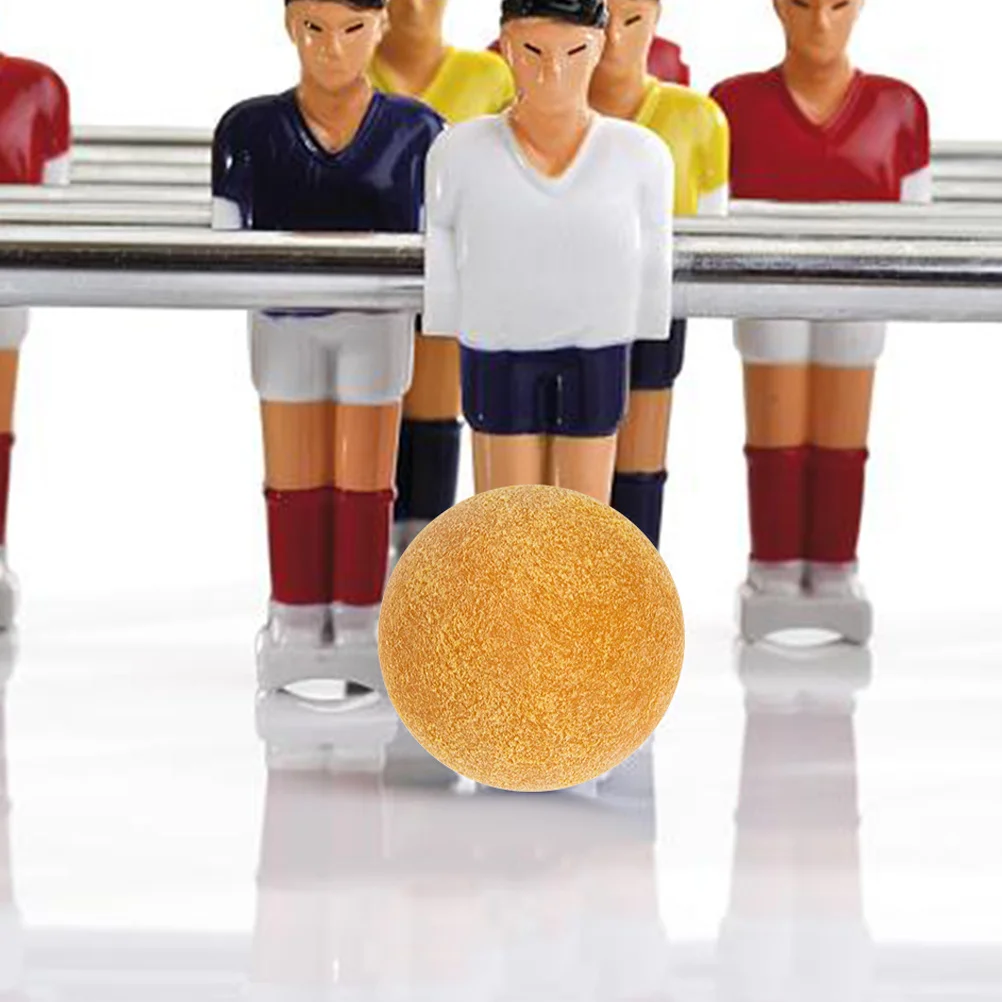ลูกฟุตบอลโต๊ะ 6 ลูก ลูกฟุตบอลพลาสติกขนาดเล็กสำหรับเปลี่ยน ใช้กับโต๊ะฟุตบอลมาตรฐาน อุปกรณ์เสริมสำหรับเกมฟุตบอล