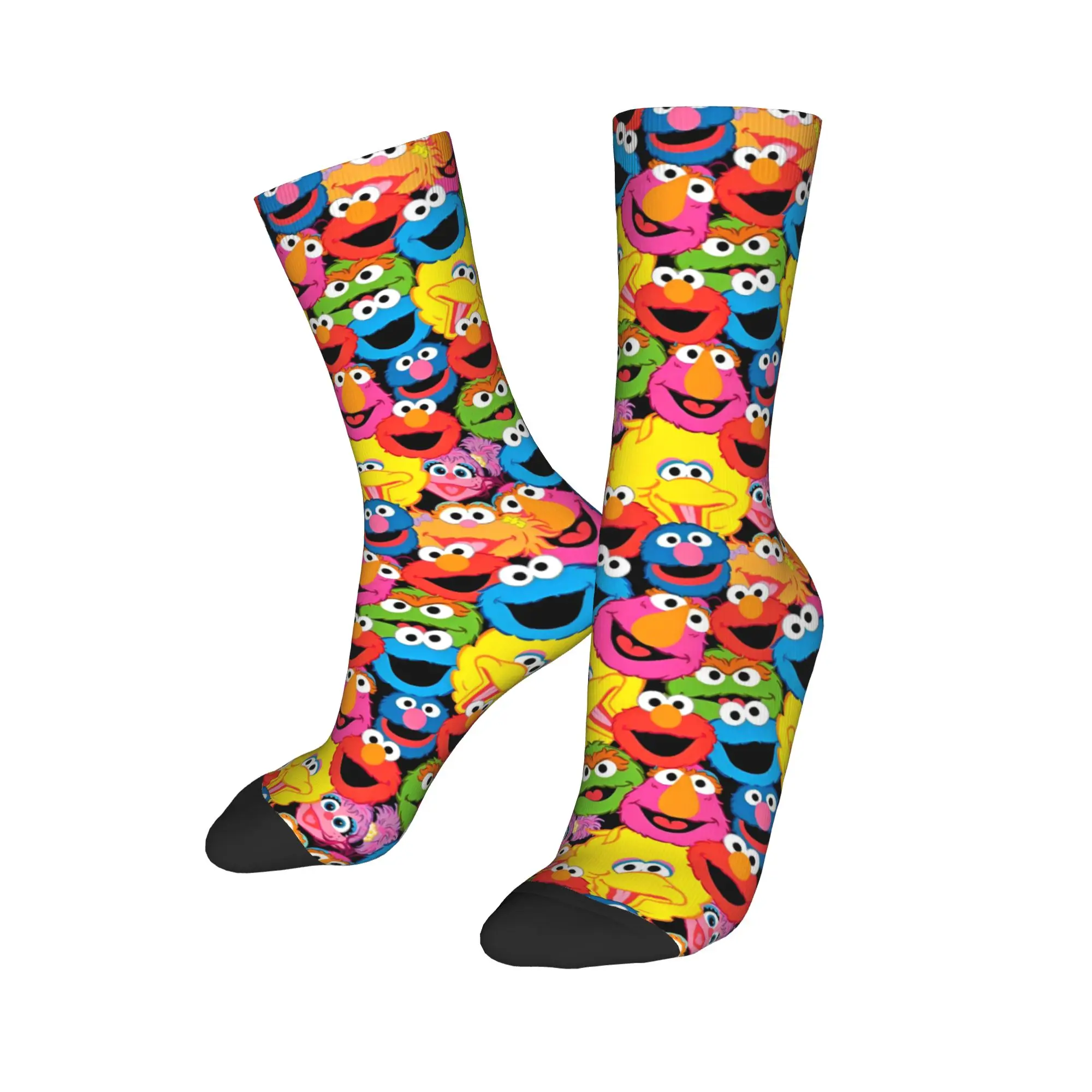 Winter Warm Funny Women Men Sesames Streets Cartoon Comedy Socks Non-slip Skateboard Socks, - view 2