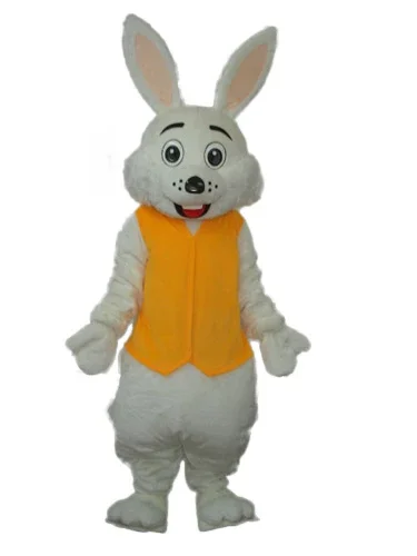 

Fashion Design Yellow Vest Rabbit Mascot Costume Adult Birthday Party Fancy Dress Halloween Cosplay Outfits Clothing Xmas
