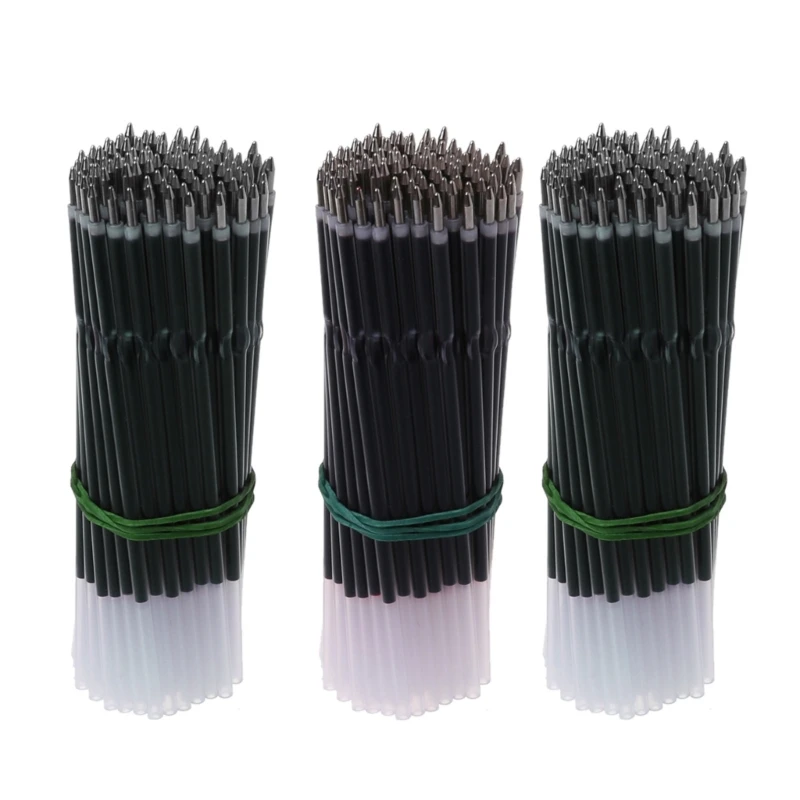 

100PCS Blue/Red/Black Retractable Pens Refills for Factory School Supplies