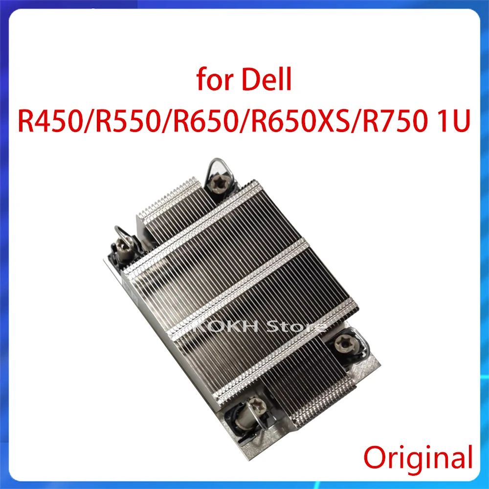 New VH8RK Heat Sink for PowerEdge R450/R550/R650/R650XS/R750 1U Radiator Heatsink with Cage 0VH8RK CPU Ordinary Heat Sink