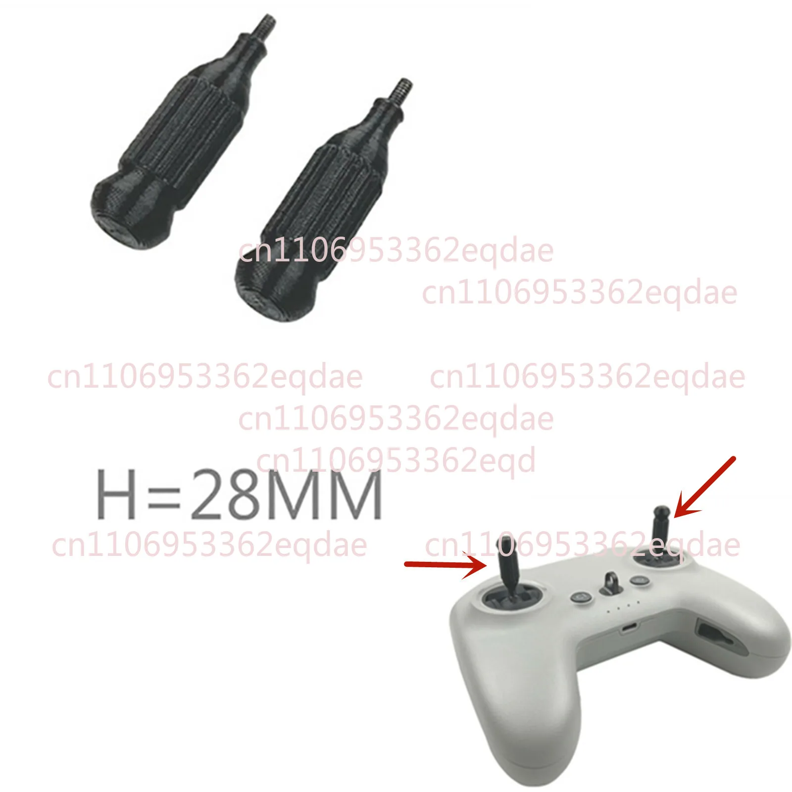 Extended Controller Joystick Thumb Rocker Sticks for DJI FPV Remote Controller