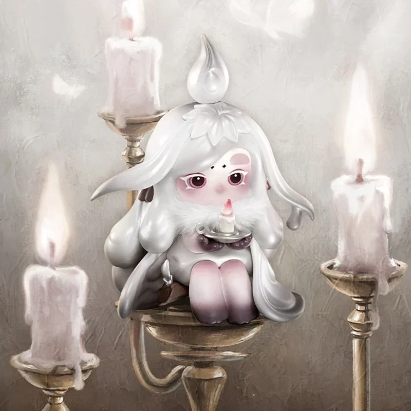 POPMART CHAKA شمعة الهمس سلسلة صندوق أعمى اللعب Kawaii أنيمي عمل الشكل الكرتون نموذج ديكور المنزل دمى الفتيات هدية