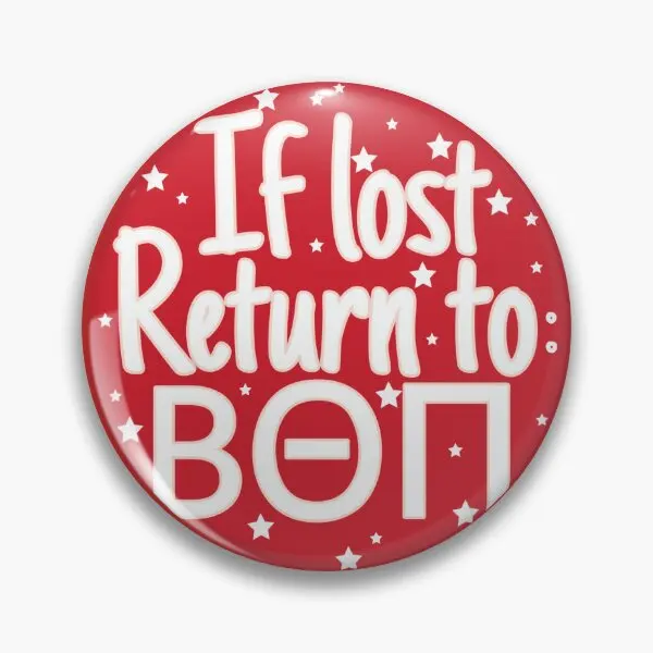 If Lost Return To Beta Theta Pi  Soft Button Pin Clothes Gift Hat Cute Women Lover Brooch Cartoon Funny Jewelry Badge Collar