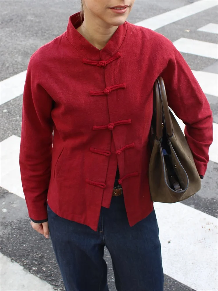 

Tossy Casual Long Sleeve Loose Shirts For Women Patchwork Elegant Commute Summer 2026 New Top Long Sleeve Female Solid Blouses