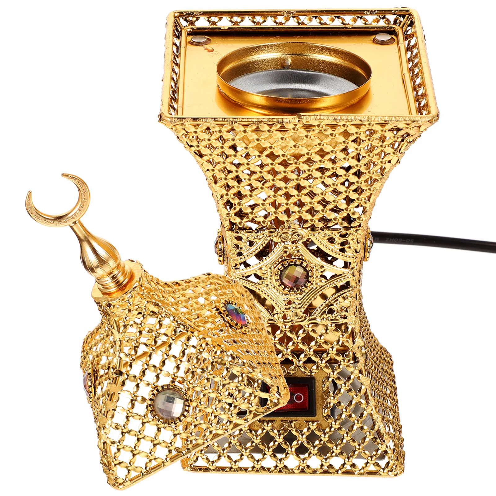 

Electric Incense Burner Plug Bakhoor Wood Heater Middle Eastern Style Censer Holder Incense Stove