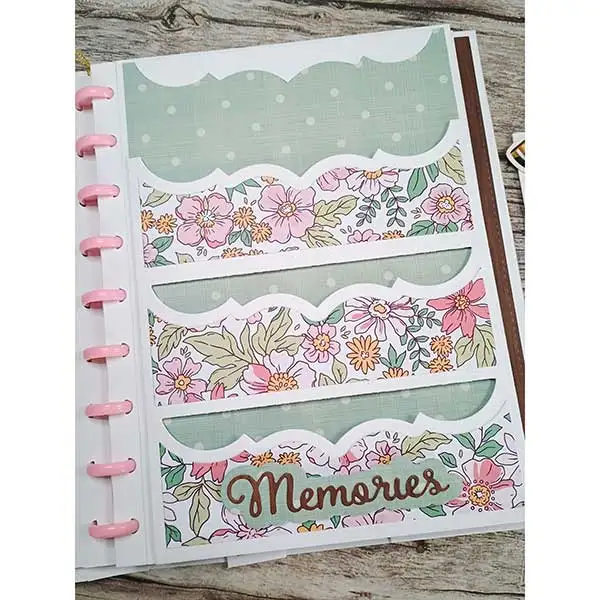2025 New 3D Large Album Triple Pocket Cutting Dies Scrapbooking Accessories Paper Making Supplies Frame Card Craft