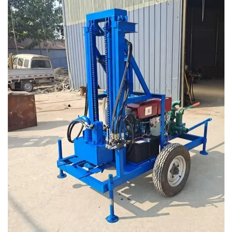 High Quality Diesel Water Well Drilling Rig Machine Price 150m Mini Drilling Rigs Machinery for Sale Low Cost for Your Business