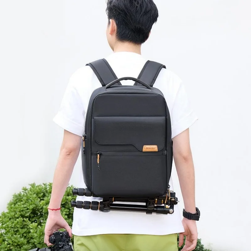 large Camera Backpack DSLR/SLR/Mirrorless Photography Camera Bag Waterproof camera Case with Tripod Holder& Laptop Compartment