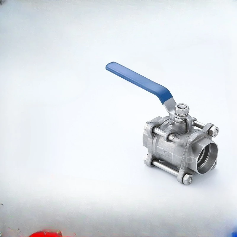 304316 stainless steel three-piece socket ball valve multi-specification socket welded three-piece ball valve