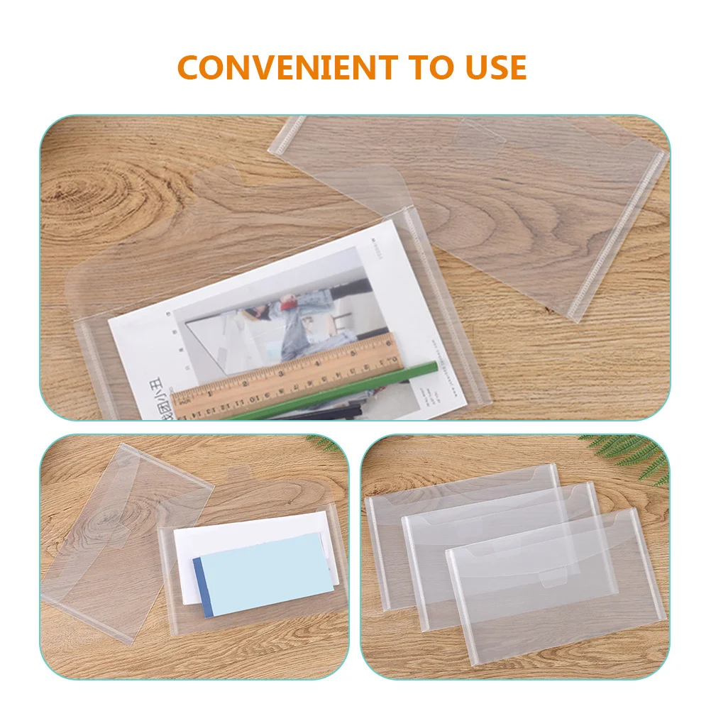 

35 шт., прозрачная сумка для счетов-фактур, премиум-класса, водонепроницаемая сумка для хранения документов, квитанций, штампов, фотографий, многофункциональные штампы