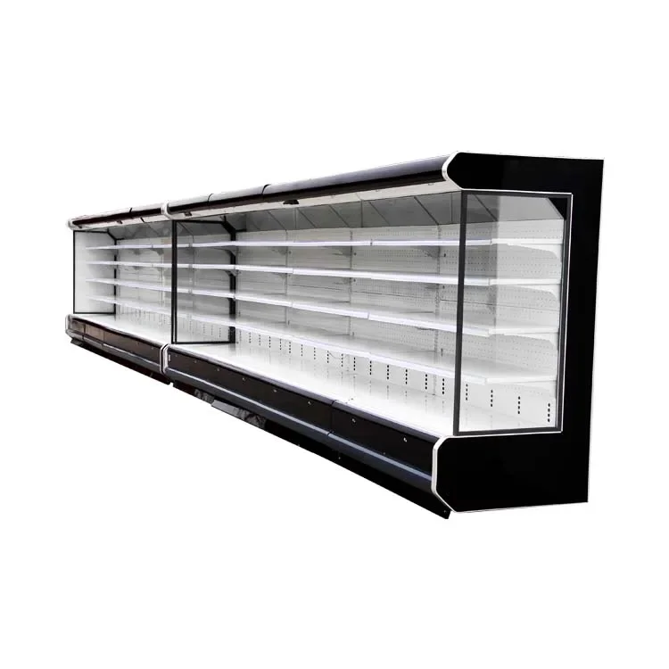 custom supermarket food refrigerator freezer display case cooler