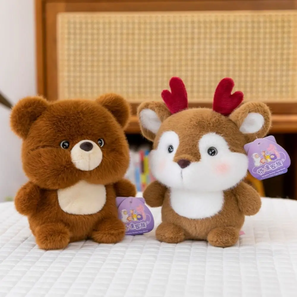 

Pink Rabbit Capybara Plush Toy Elk Brown bear Yellow Duck Plush Doll Cute Cartoon Animal Rabbit Doll Kids Birthday Christmas