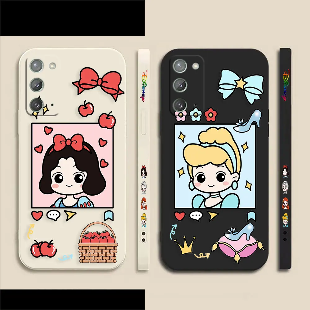 Princess Cinderella Snow White Phone Case For Samsung A05S A90 A80 A70 A50 A30 A20S A10 Note 20 Pro Plus Lite Ultra 4G 5G Case