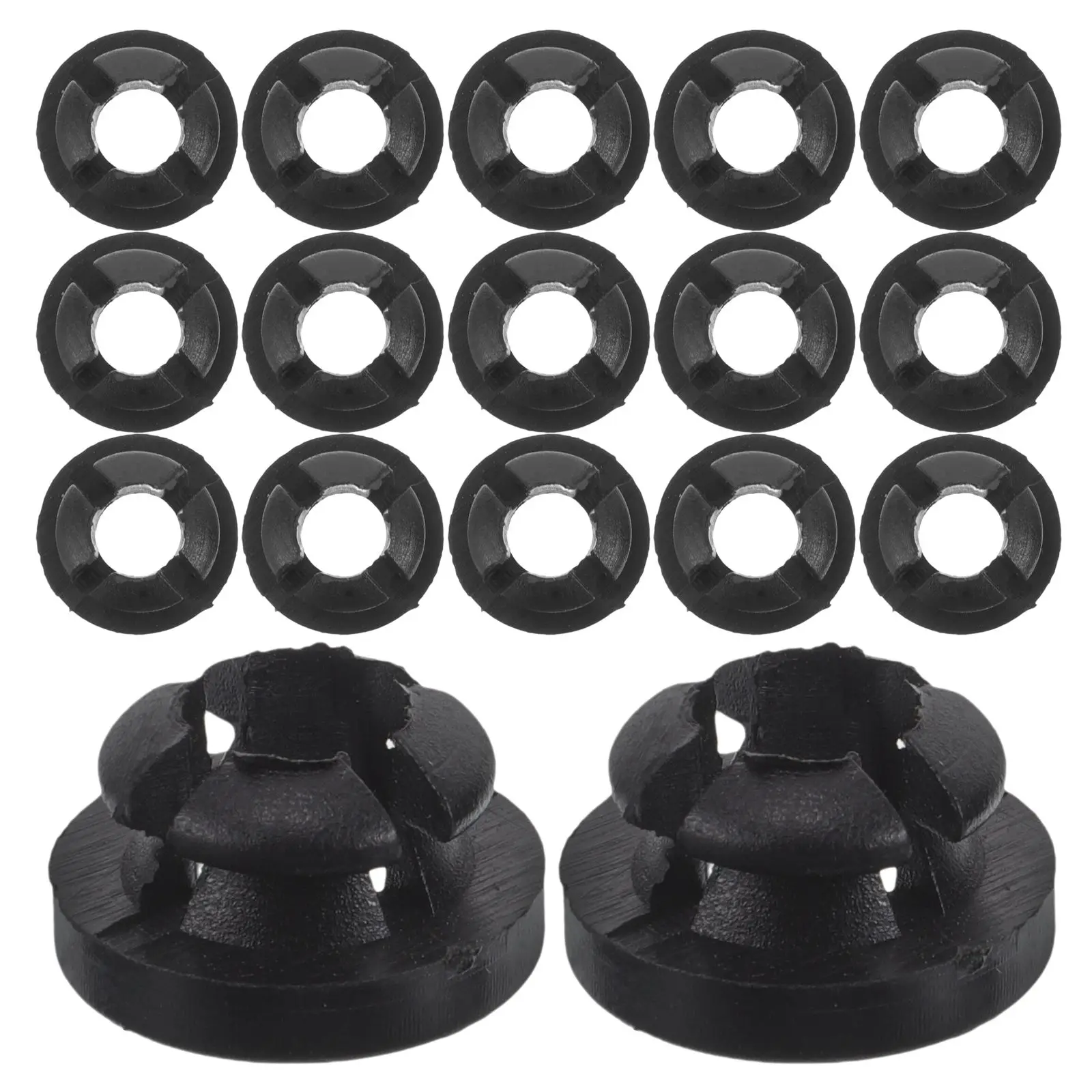 

20 Pcs Hood Clip Car Prop Bracket Support Clamp Bar Rod Holder Retainer Plastic