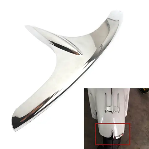 Goldwing GL1800 2001-2017용 크롬 장식 페어링 전면 팁