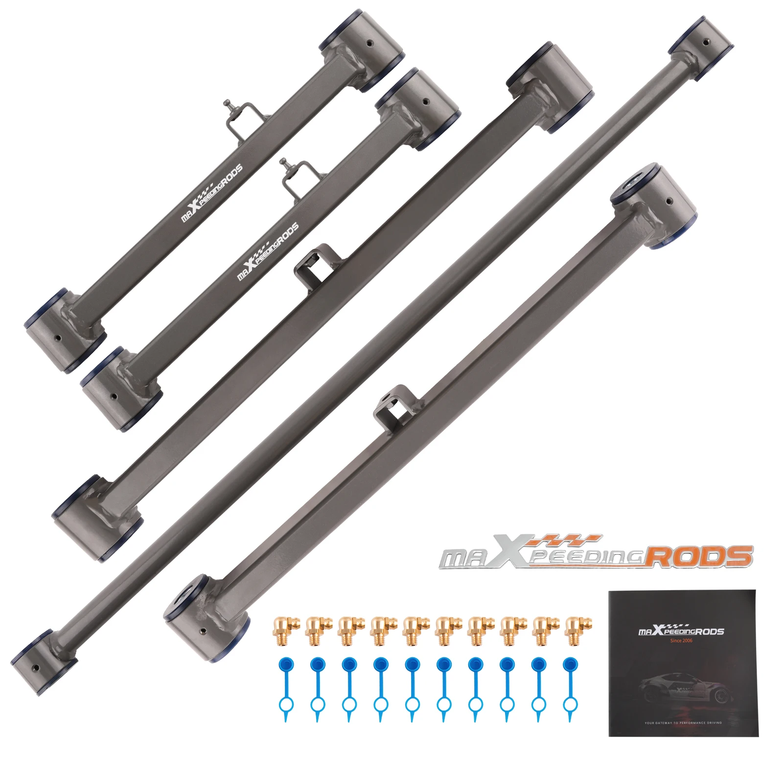 MaXpeedingrods 5pcs Rear Upper & Lower OE Control Arms + Rear Track Bar For Ram 1500 2013-2022 23