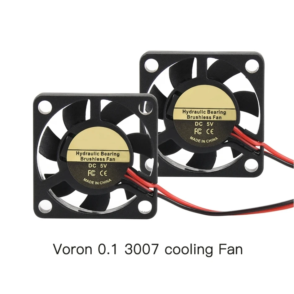 

3D Printer Accessories 5V 2 Wire 30x30x7mm Small Micro DC Brushless Cooling Fan 30mm x 7mm 2Pin 2.0 3cm 3007