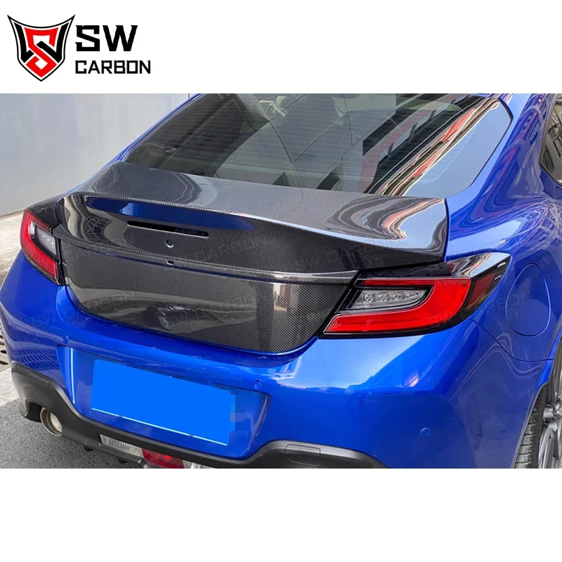 CSL نمط ألياف الكربون غطاء صندوق السيارة اكسسوارات السيارات لسوبارو BRZ ZD8 GR86 ZN8 الباب الخلفي غطاء الأمتعة طقم الجسم