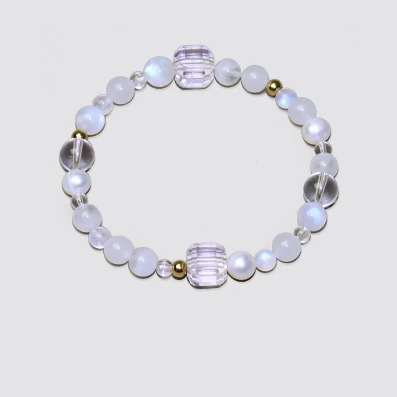 

Jisheng Ji Five Elements Balance Gold For Female Couples Gift Natural Hetian Jade White Ghost Pearl Bracelet Lucky HandString