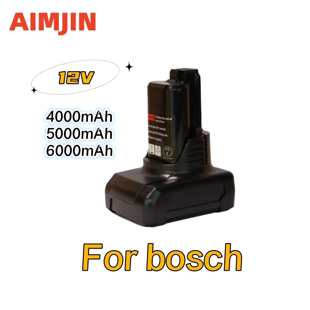 

12V 6000mAh Li-ion Replacement Battery For Bosch BAT420 BAT411 BAT412 BAT413 BAT414 Cordless Power Tools