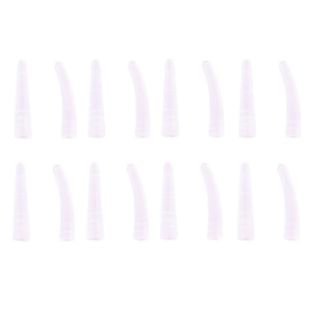 1 set di pinzette per ciglia custodia protettiva in silicone per principianti tappi di ricambio manicure pedicure strumento pinza copertura