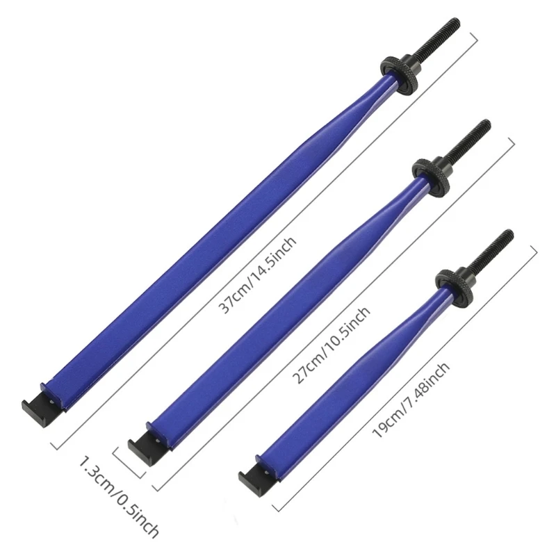 3Pcs 다목적 확장 꽉 클램프 조정 가능한 너트 볼트 그립 렌치 레버리지 KXRE