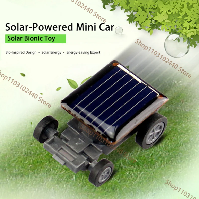 Solar Power Mini Racer Car, Educational STEM Toy for Kids, Funny Science Experiment Gadget No Batteries Needed, Cool Gift