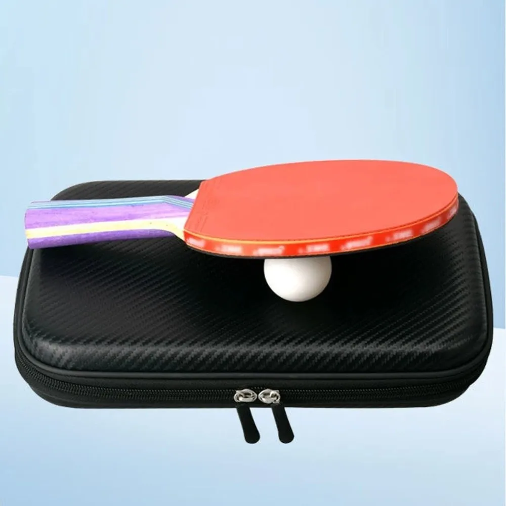 Waterproof Table Tennis Racket Case Zipper Closure Sports Accessories Pingpong Paddle Bag Storage Design Handbag Style