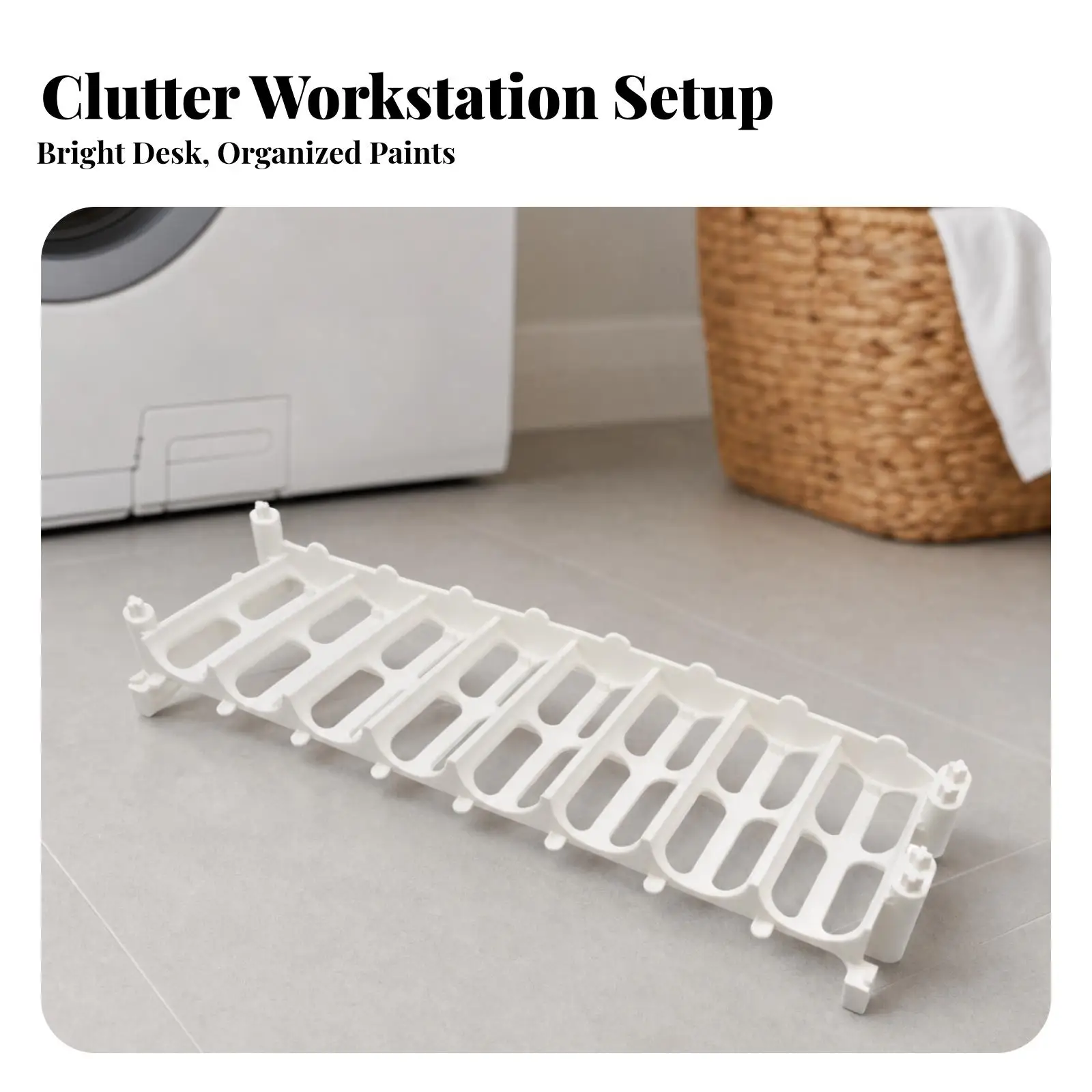 Model Paint Rack Modular Storage Space-Saving for Craft Room, Miniature Painters