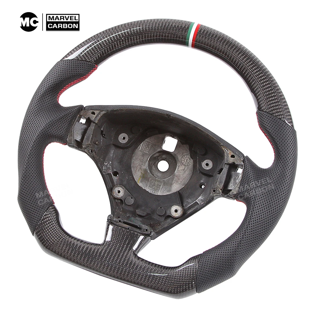 Race display 100% Real Carbon Fiber Steering Wheel for Maserati Granturismo Ghibli Levante Turismo Quattroporte GranCabrio