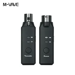 M-VAVE WP-7 2.4G Wireless Microphone Xlr Transmitter Receiver Wireless Mic System for Dynamic Microphones Dual-channel