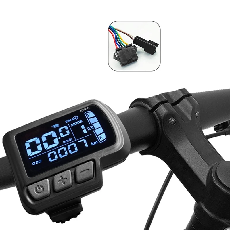 Ebike Motor Controller LCD LED Display 36V 48V 30A 750W 1000W 2 Model Sinewave Controller Electric Bicycle EN06 Display