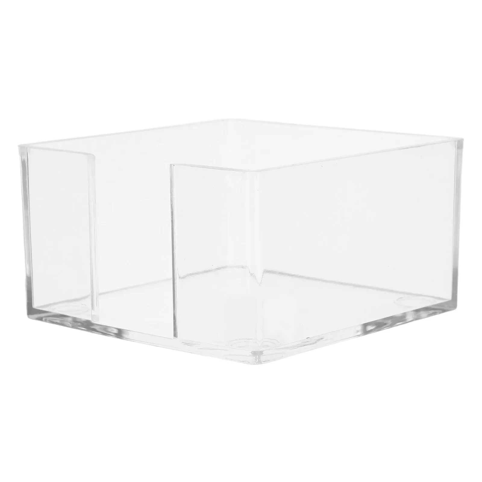 

Acrylic Dispenser Clear Notepad Holder for Desk Organizer Transparent Memo Stand Home Office School Supplies