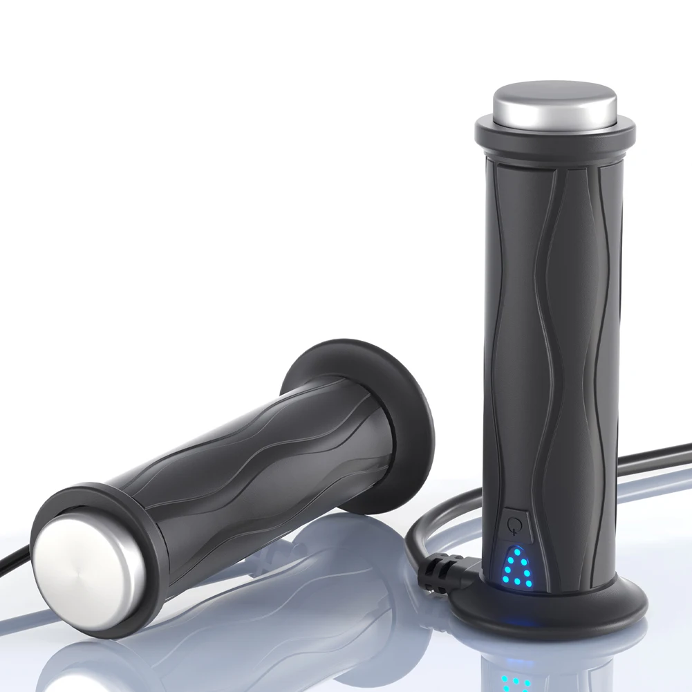 

Электрические подогреваемые ручки для мотоцикла 12В с 5-ступенчатой регулировкой, силиконовые, с интеллектуальным контролем температуры