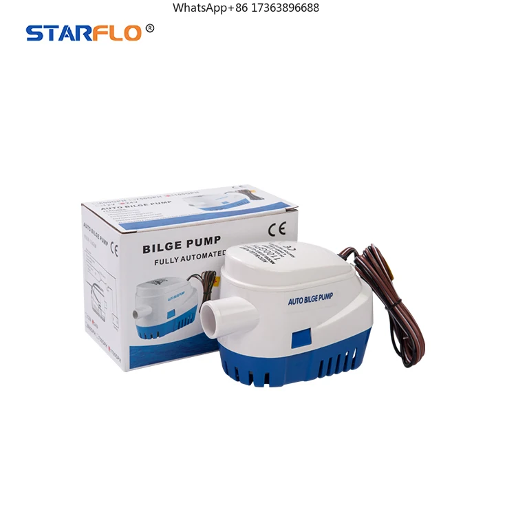 12V 24V OEM Submersible Solar Powered Electric Battery Powered Water Pump Similar to Rule Marine Automatic Bilge Pump for Boat