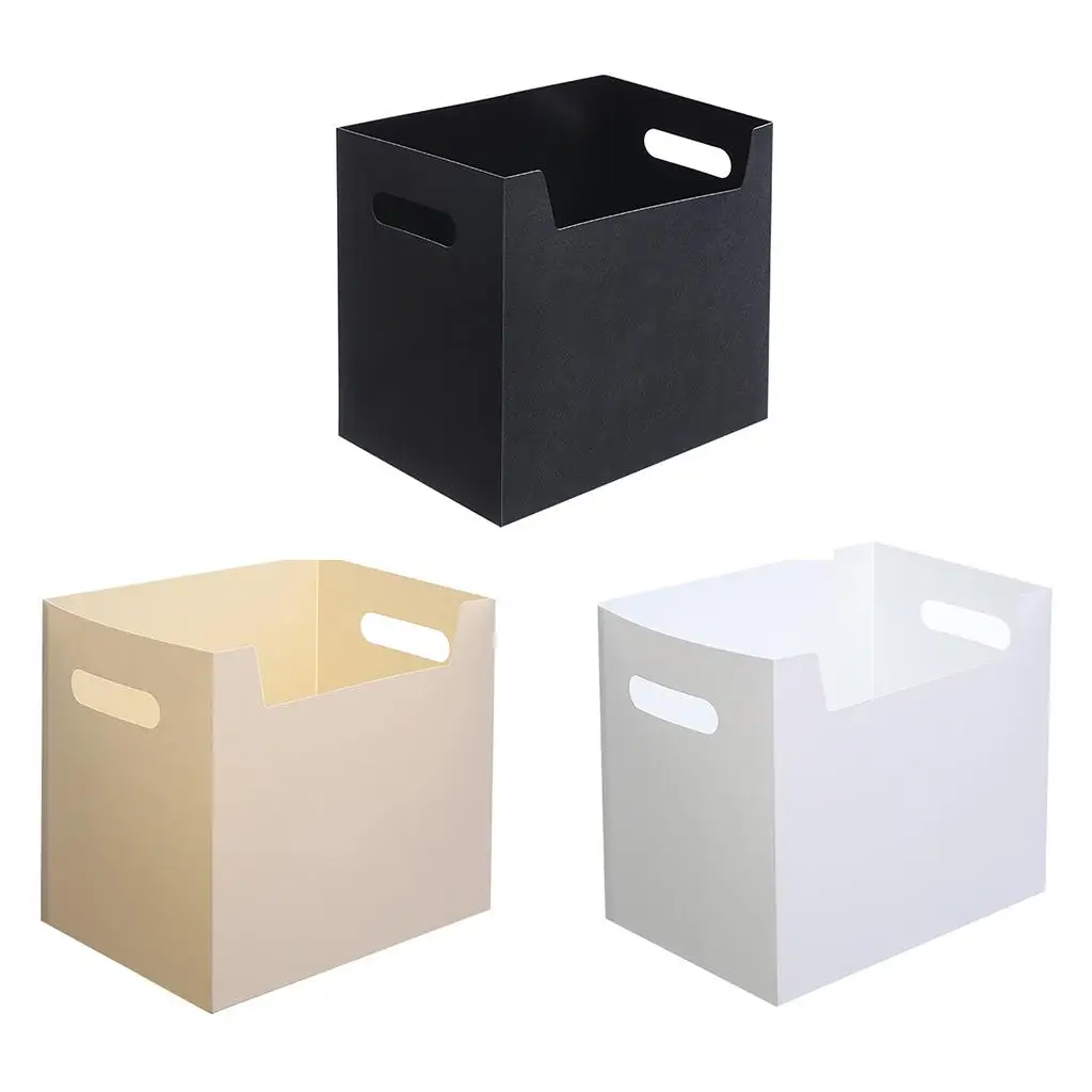 Desktop Storage Box Multifunctional Portable Foldable Box Organizer Storage Bin with Side Handle Cabinet