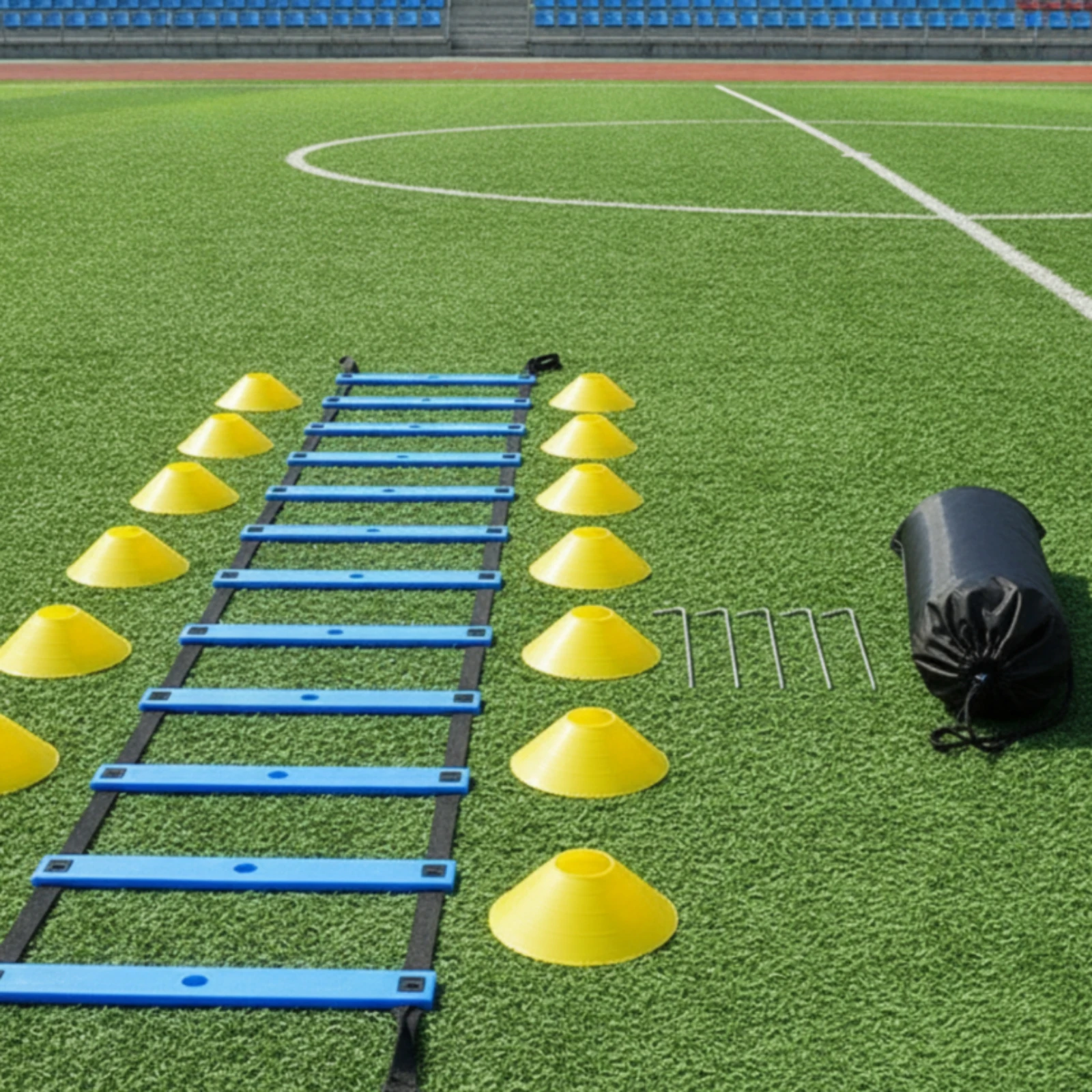 ชุดฝึกซ้อมบันไดความคล่องตัวแบบ - Agility Ladder Speed บทวิจารณ์และราคา
