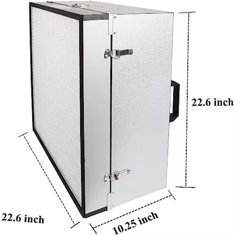 غطاء تدفق منظف بطول 2 قدم 2 × 2 للمختبر، منقي الهواء