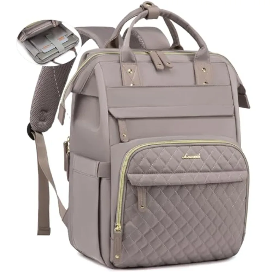 

Laptop Backpack for Women, 15.6'' Waterproof Nurse Bag Teacher Work Backpack Purse for Women, Travel Computer Backpack for Coll