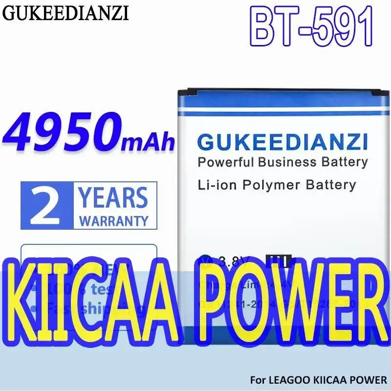 

Stable 4950Mah BT-591 For Leagoo Kiicaa Power Mobile Phone Battery