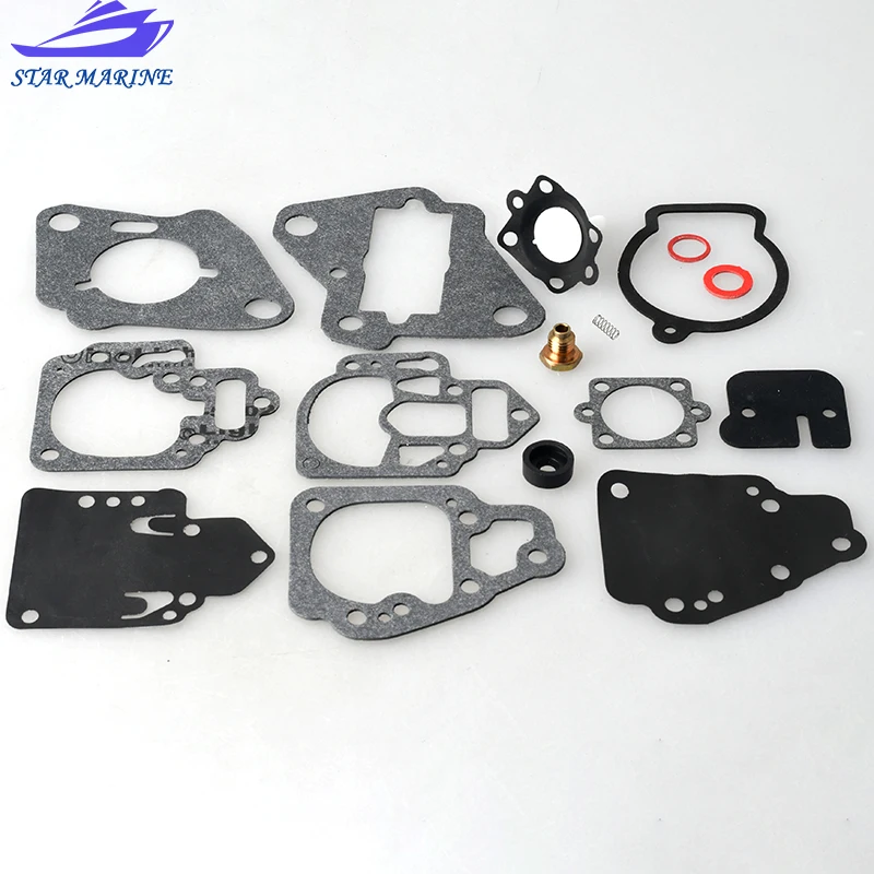 1395-9761-1 Carburetor Gasket And Diaphragm Kit For Mercury Many 6 8 9.9 10 15 20 25 HP Outboard Motor Replace Boat Parts