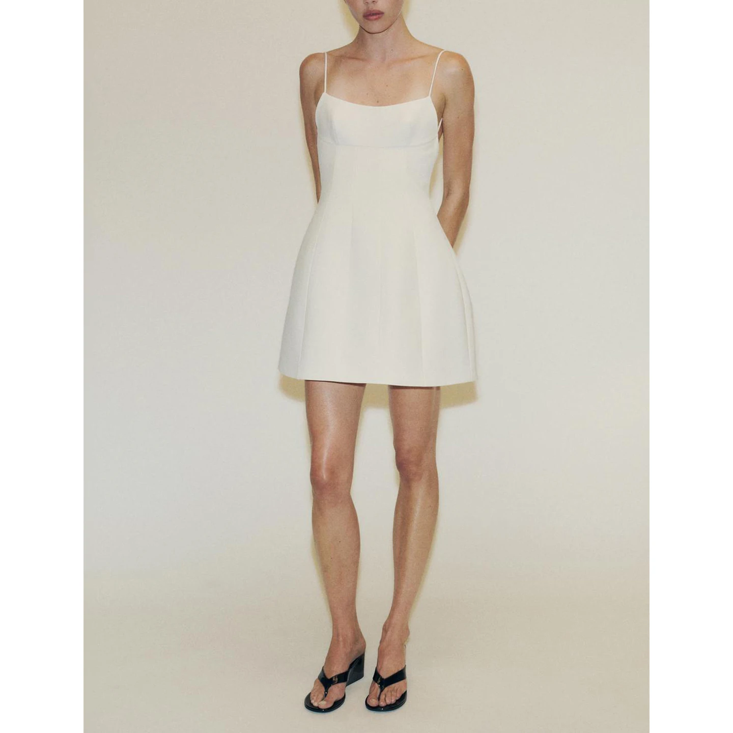 صيف جديد الحلو Sle المرأة الدكتور حزام مطاط جولة Ne ort ثوب عالية الخصر ألف خط تنورة ألياف البوليستر لا Sve #2