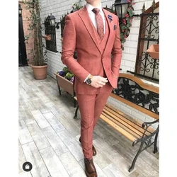 Men Suits New Arrival Wedding Groom Tuxedos Suits Slim Fit Bridegroom for Men Groomsmen Formal Business Party Suit Sets 3 Piece
