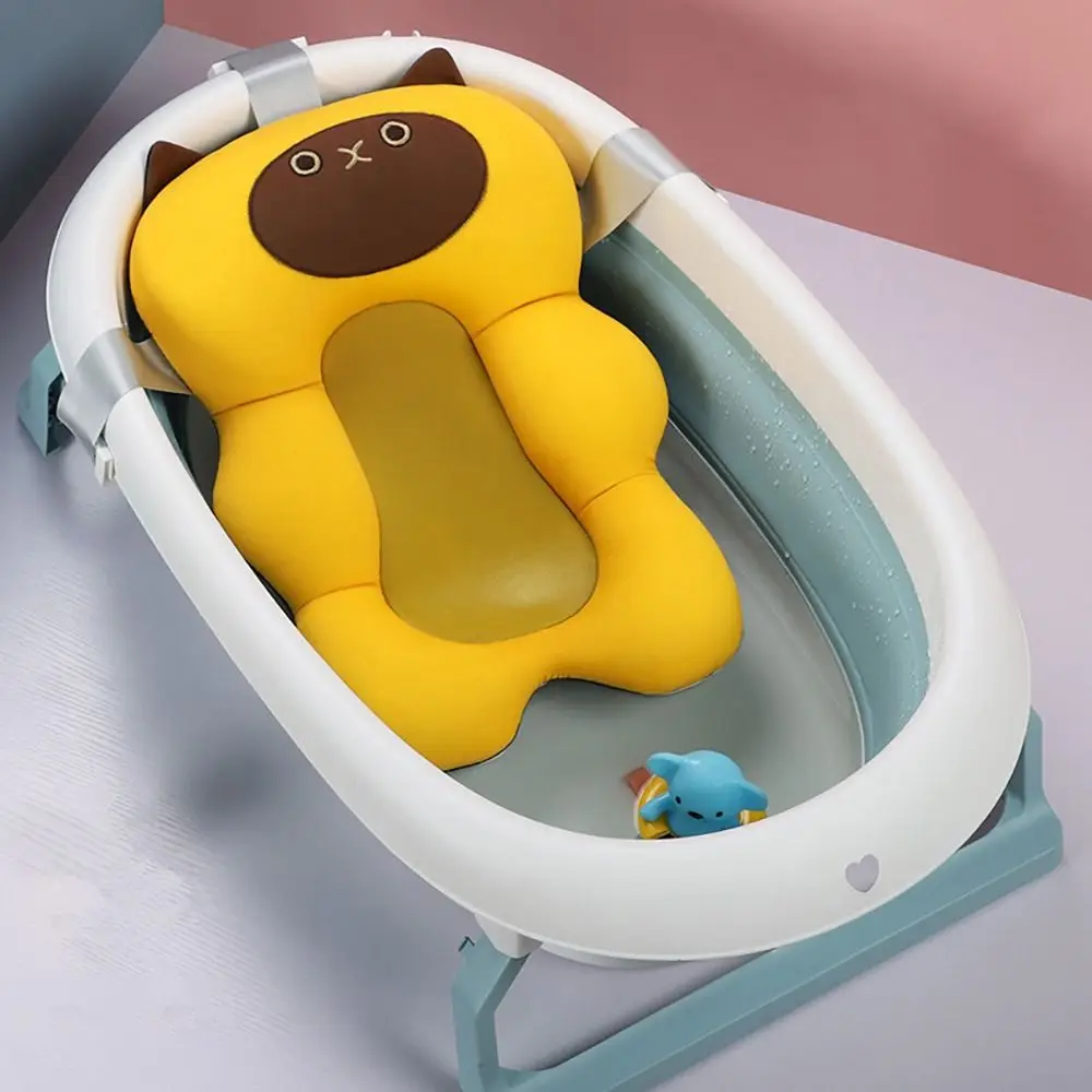 

Universal Cushion Baby Bath Tub Pad Adjustable Comfortable Bathtub Seat Mat Soft Infant Bath Support Baby Safety