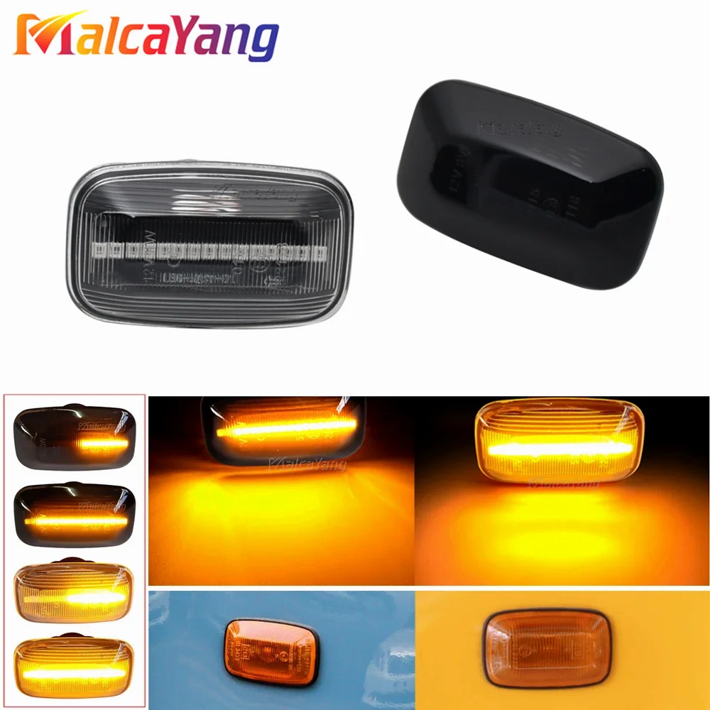 For Toyota Landcruiser 70 80 100 Series Turn Signal Indicator Dynamic Sequential Repeater Flowing LED Blinker