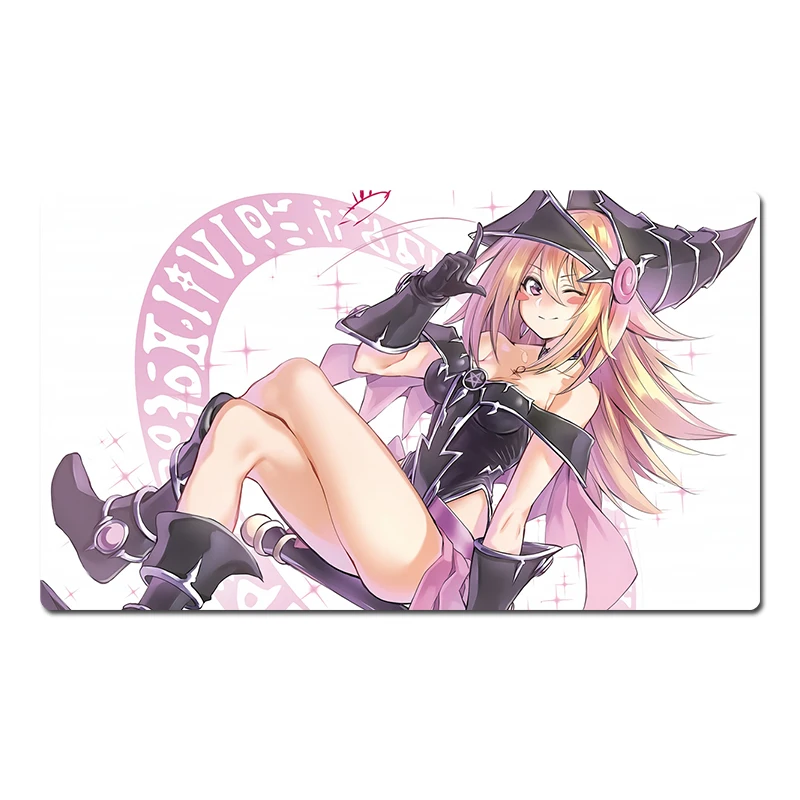 

Board Game YuGiOh Dark Magician Girl TCG Mat Trading Card Game Mat CCG Playmat Rubber Mouse Pad Table Desk Play Mat Mousepad
