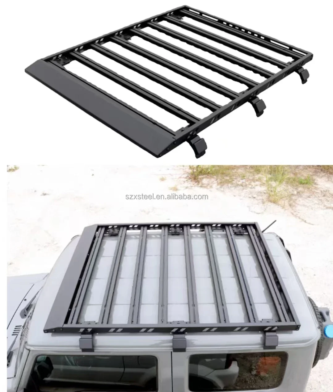 Wholesale off-road body kits with multiple types of aluminum roof racks for the jimny JB64 JB74 19-24