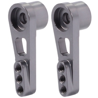 2 Pcs 25T Servo Arm Horn For Wltoys A949 A959-B A969 A979 K929 RC Car Parts,Grey
