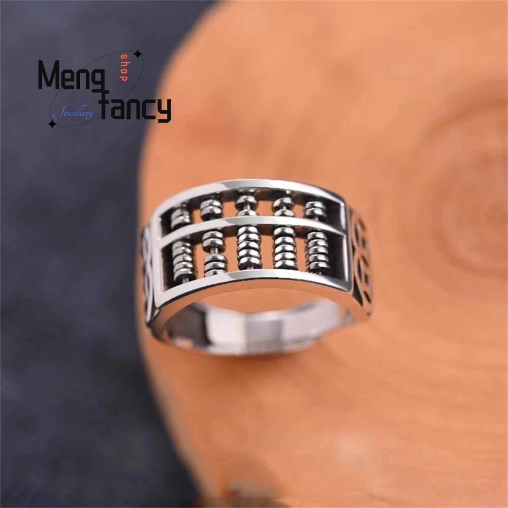 

New - Style Composite Abacus Rings For Men And Women, Couple Rings, Niche Rings, Exquisite And Elegant, Versatile Fashion Jewelr